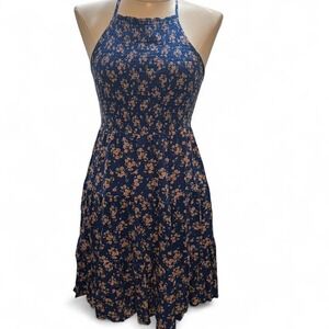 American Eagle Blue Floral‎ Dress